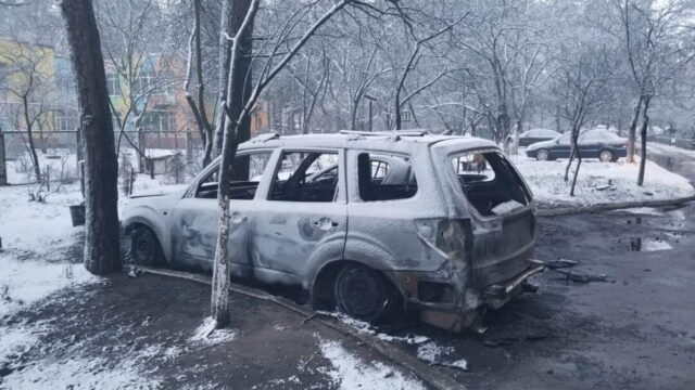 В Коцюбинском сожгли автомобиль депутата Ирпенского Горсовета