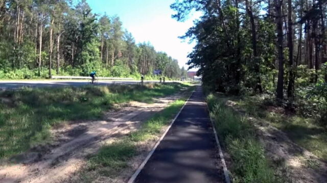 велосипедная дорожка Ирпень-Киев