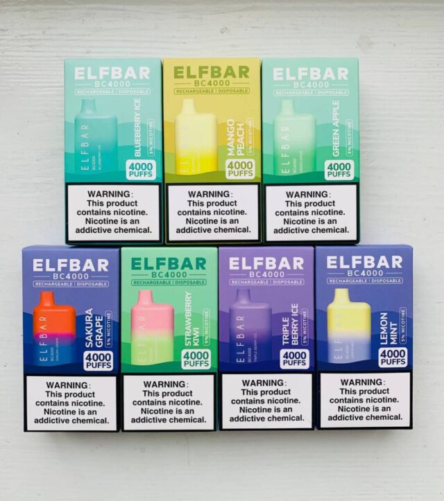 ELF BAR 4000 (С Подзарядкой Type C), 5%